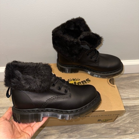 New Size 5 Dr. Martens 1460 Kolbert Boot - Black - Picture 2 of 8